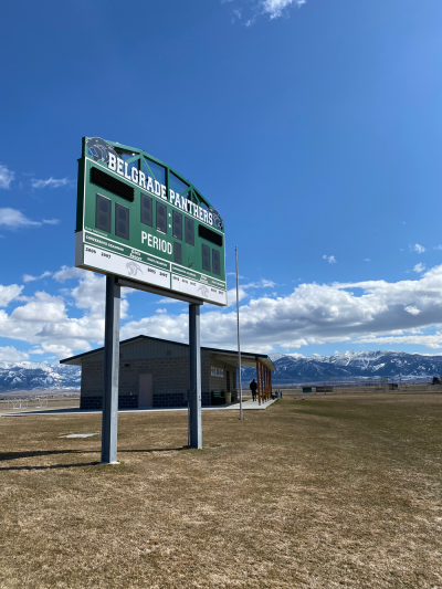 Soccer Sign Building